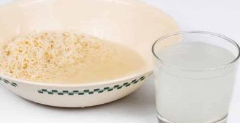 el agua de arroz