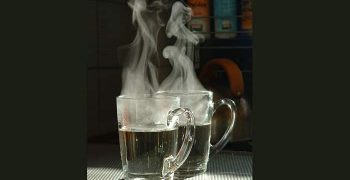 bebe agua tibia